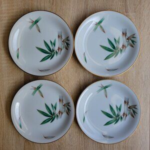 Noritake Canton Bamboo Bread Plates Set of Four